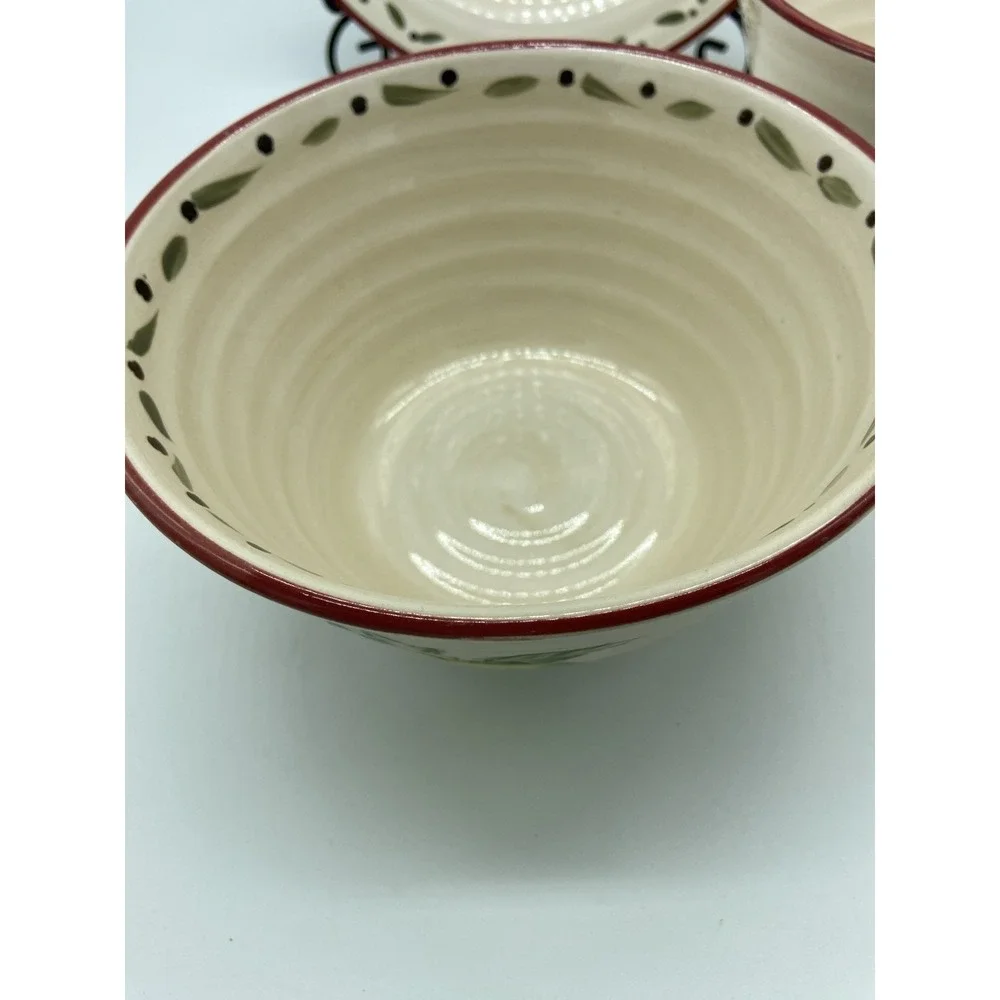 Home‎ Trends Apple Grove 1 Salad Plate & 2 Soup/Cereal Bowls Vintage GOOD
